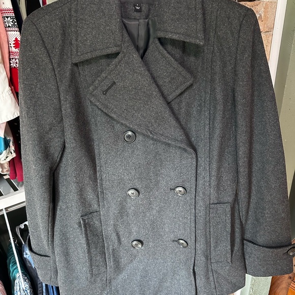 Dark Grey Peacoat - Picture 3 of 3